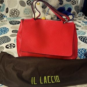 RED Italian handbag